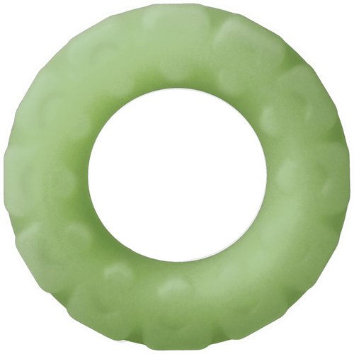 Groene Glow in the Dark Cockring met Profiel