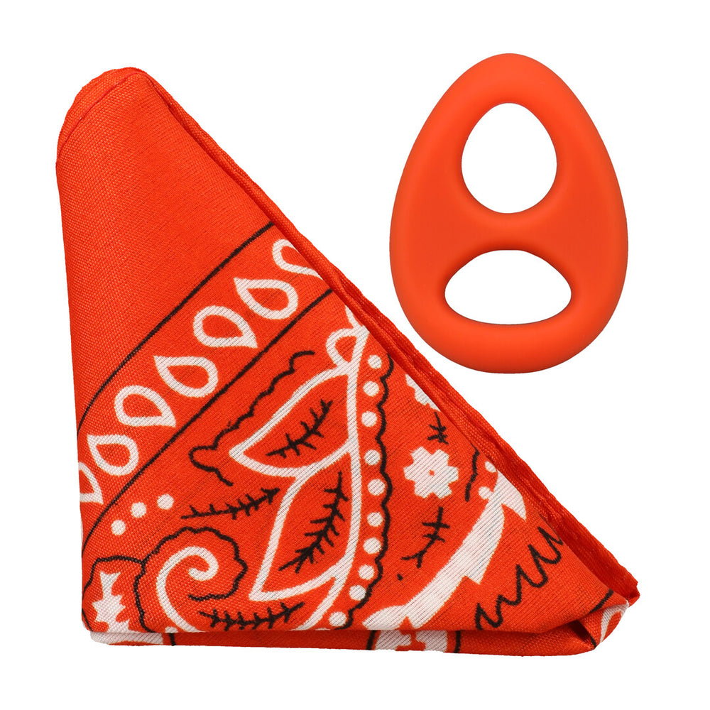 The Code - Siliconen Cockring met Bandana