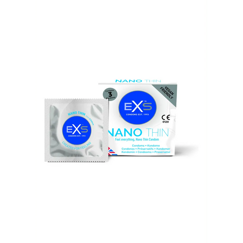 EXS Nano Thin - Condooms - 3 Pieces
