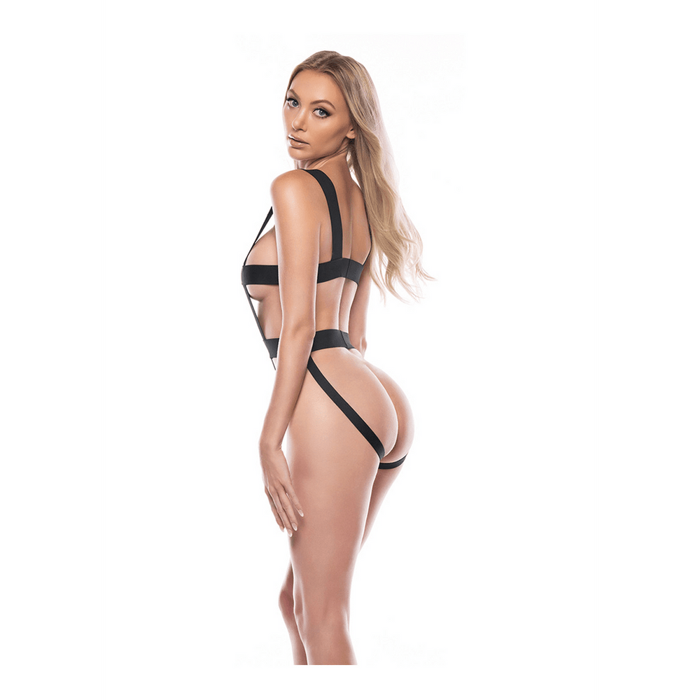 Just a Crush - Teddy Open Back - OS - Black - foto 4