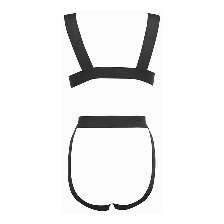 Just a Crush - Teddy Open Back - OS - Black - foto 2