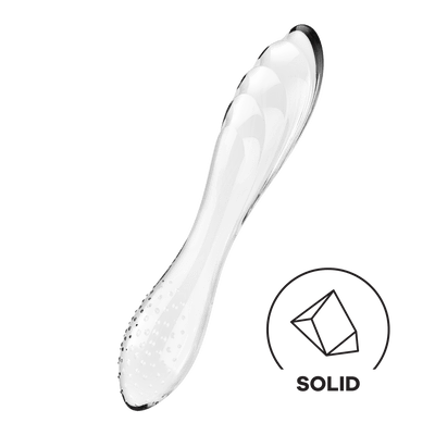 Dazzling Crystal 1 - Glass Dildo - Transparent