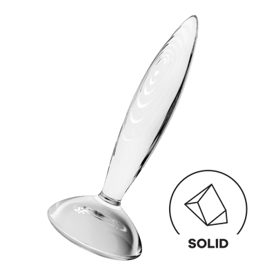 Sparkling Crystal - Glass Dildo - Transparent