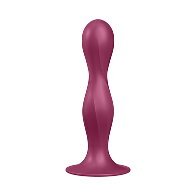 Double Ball-R verzwaarde dildo - rood
