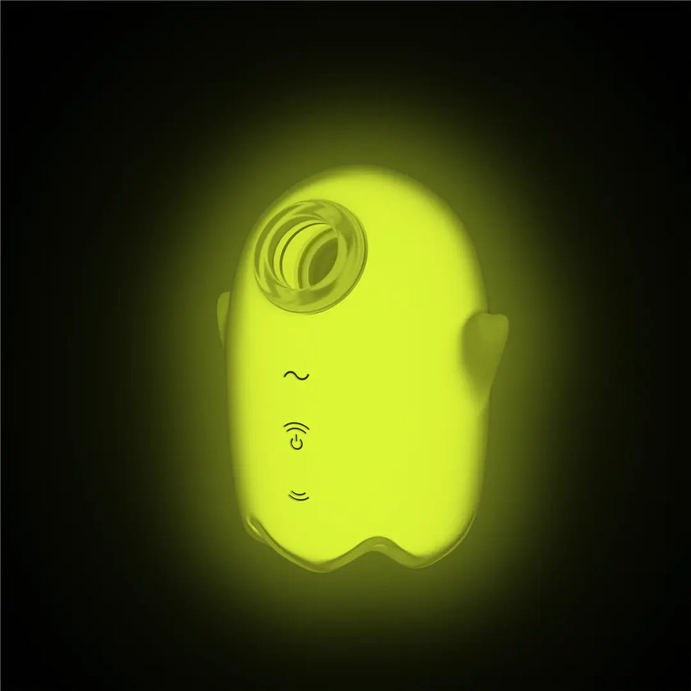 Glowing Ghost - Luchtdruk Vibrator - Glow in the Dark - foto 5