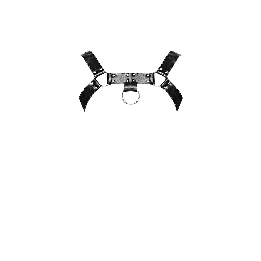 Ram - Imitation Leather Harness - One Size - Black - foto 4