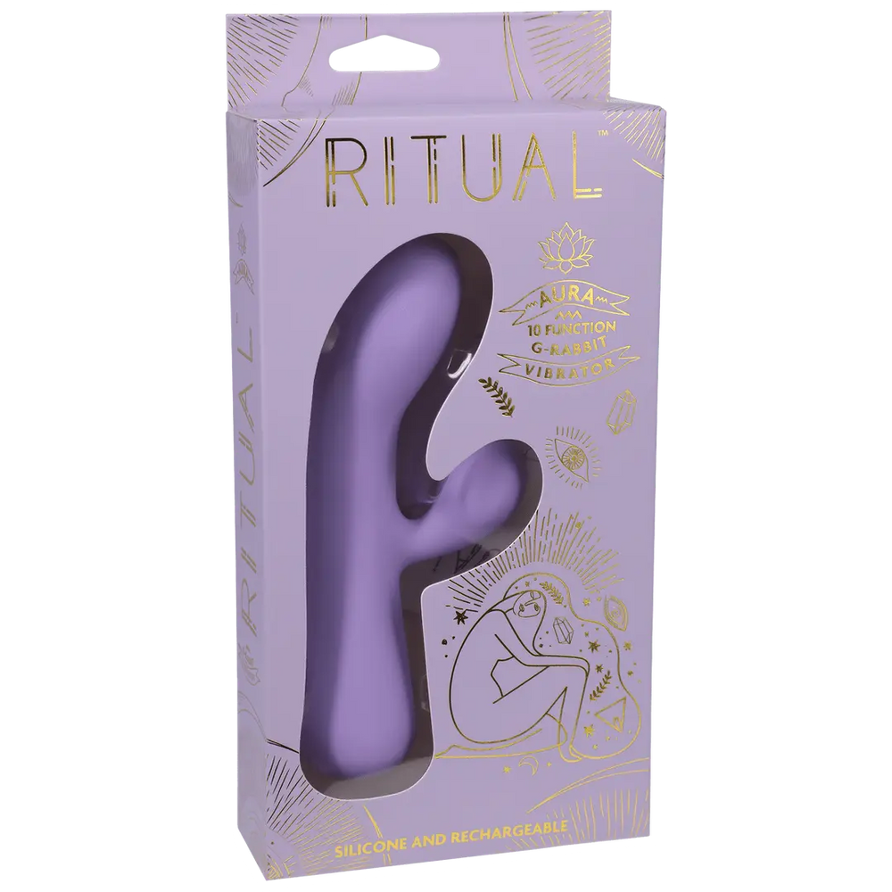 Aura - Rabbit Vibrator - Siliconen - foto 3