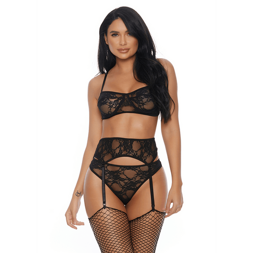 Lace Me Down - lingerie set