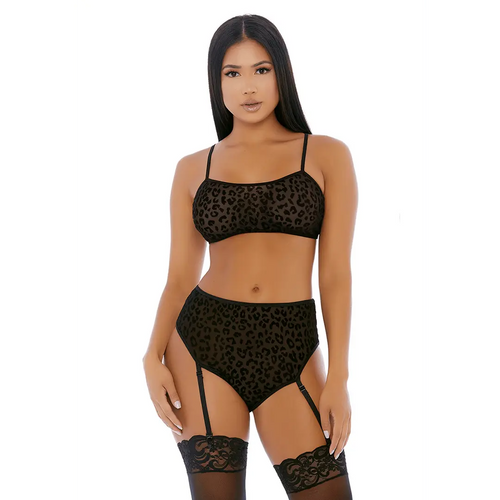 Lustful Leopard Cami lingerie set
