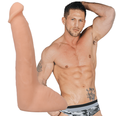 Roman Todd - Realistic ULTRASKYN Dildo - 8 / 20 cm - Vanilla