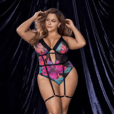 Teddy - Black Dream Flower Print - foto 4