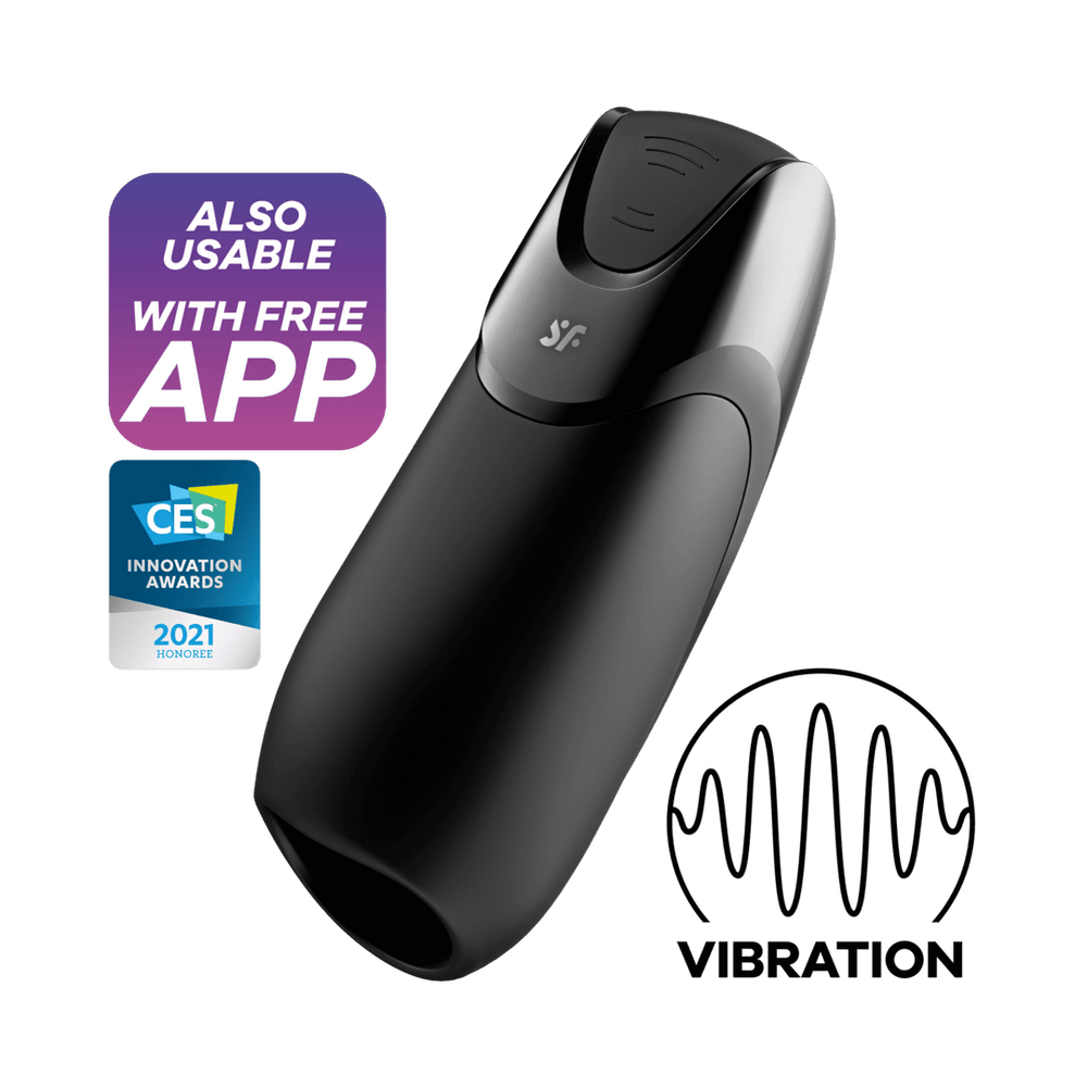 Satisfyer - Men Vibration+ - Met app - Zwart - foto 5