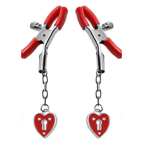 Charmed Heart Padlock tepelklemmen
