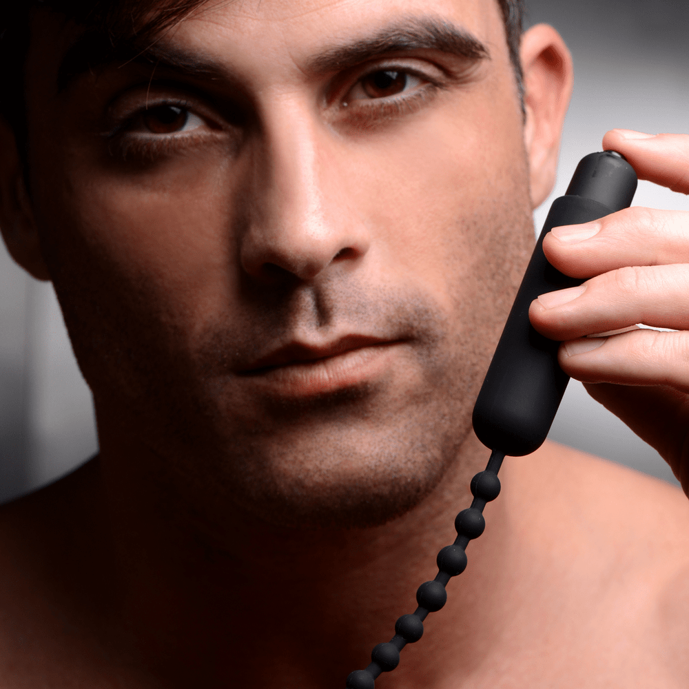 Dark Rod - Vibrating Utheral Sound with Beads - foto 5