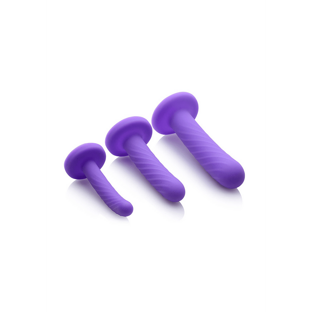Tri-Play - 3-delige Siliconen Dildo Set - foto 3