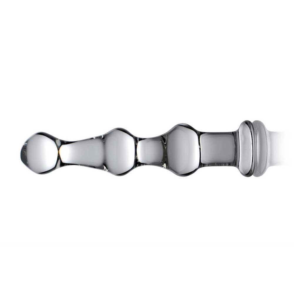 Mammoth - Glass Dildo met 3 Hobbels - foto 6