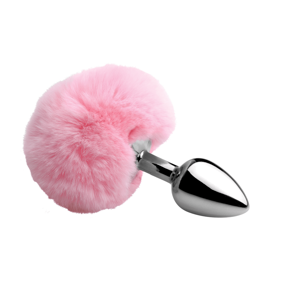 Fluffy Bunny Tail - Anal Plug - Pink - foto 4
