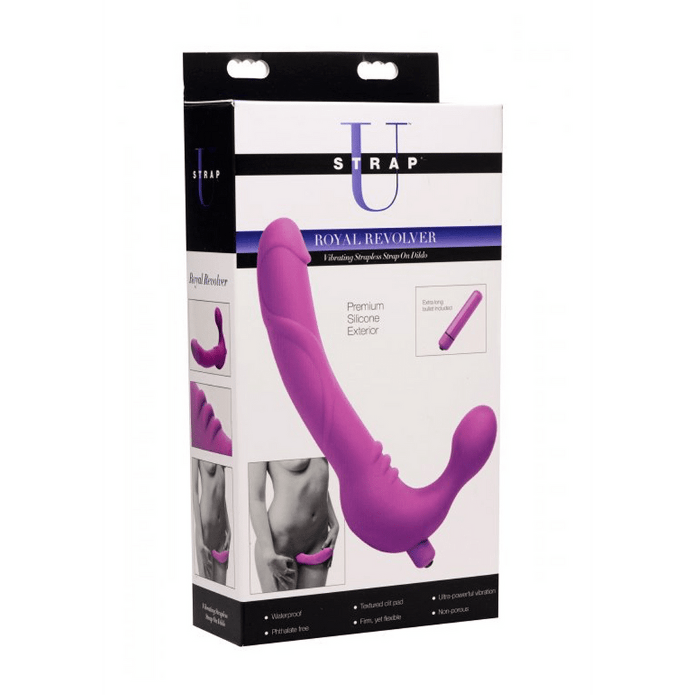 Royal Rider - Vibrerende Siliconen Strapless Strap-On - foto 6