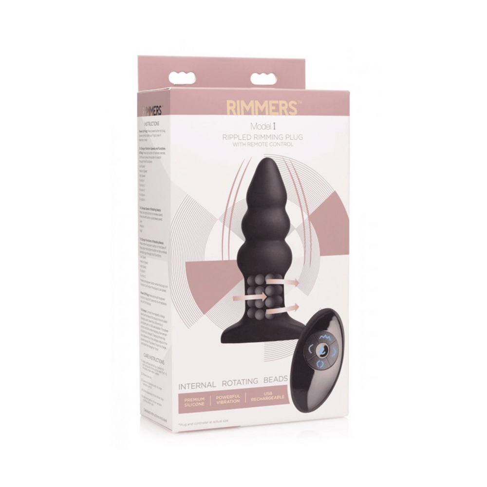 Model I - Geribbelde Rimming Buttplug - foto 3