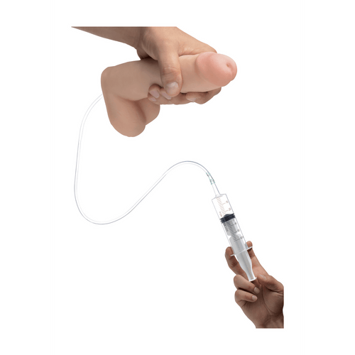 Realistic Dual Density Squirting Dildo - 8 / 20