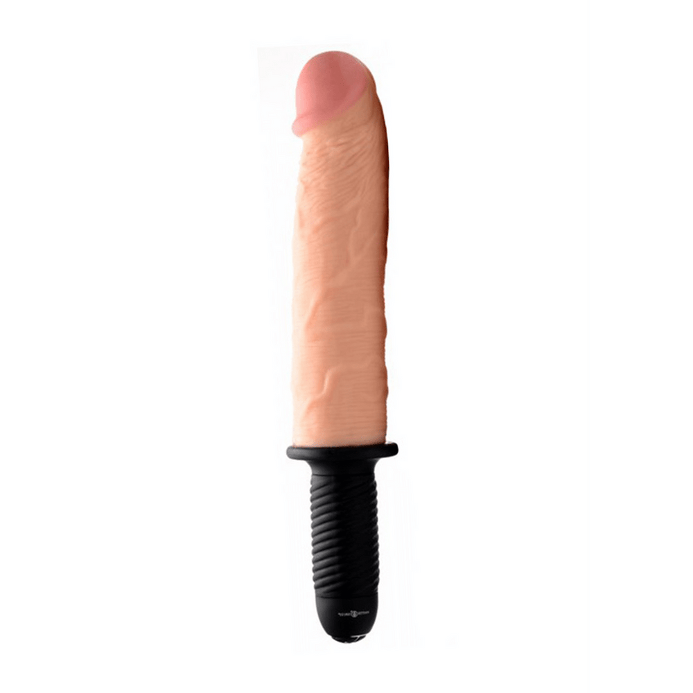 Onslaught - XXL Vibrating Dildo Thruster - foto 5
