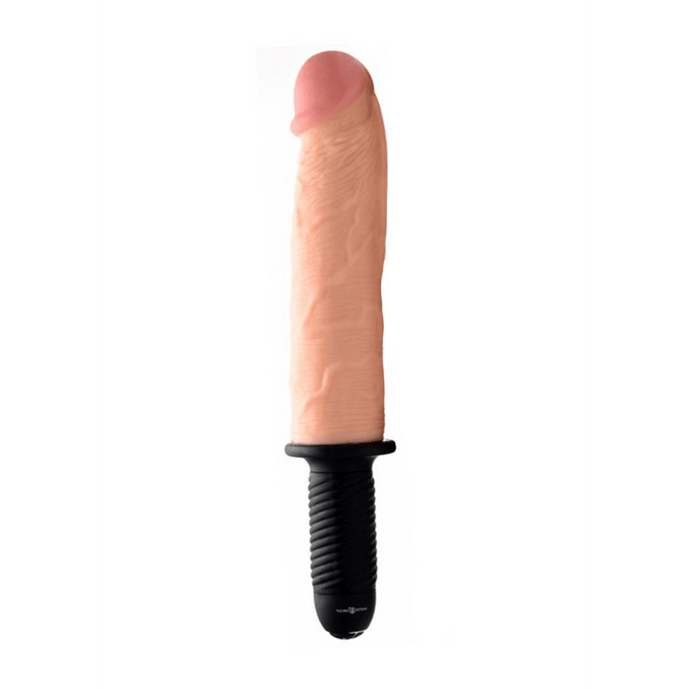 Onslaught - XXL Vibrating Dildo Thruster - foto 2