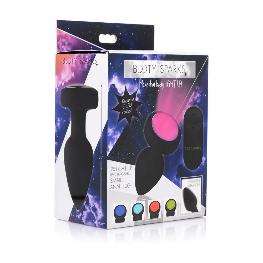 Vibrerende LED Butt Plug - Small - foto 9