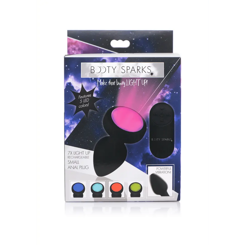 Vibrerende LED Butt Plug - Small - foto 7
