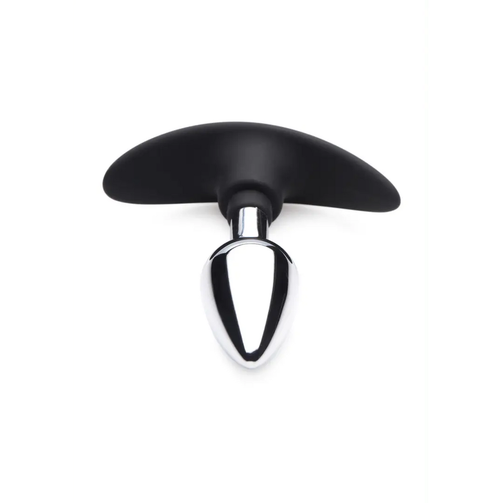 Dark Invader - Metal and Silicone Anal Plug - foto 4