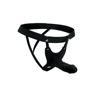 SM - Hollow Silicone Dildo Strap-On