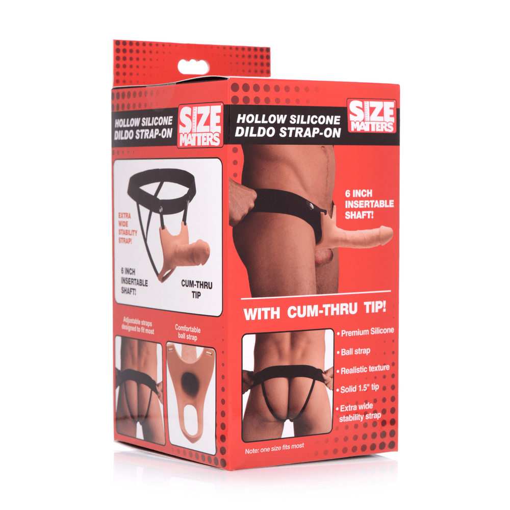 SM - Hollow Silicone Dildo Strap-On - foto 18