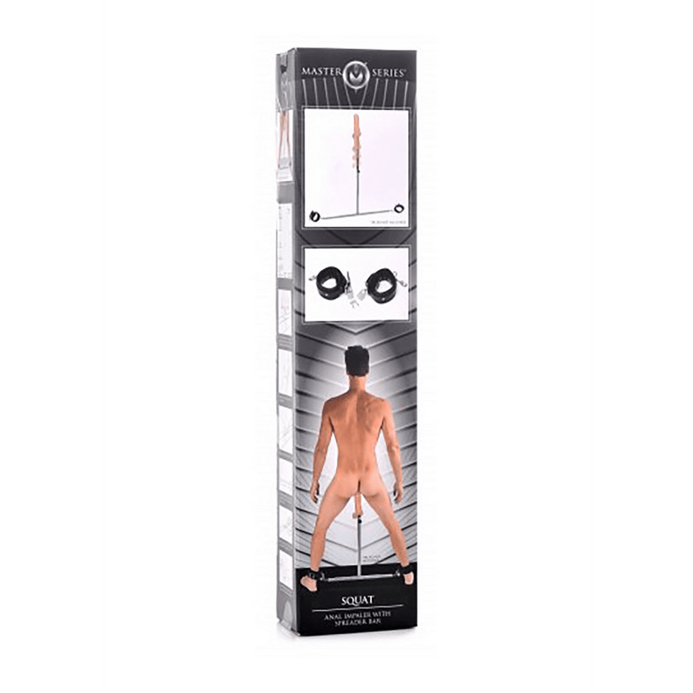 Squat - Spreidstang met Enkelboeien en Anale Dildo - zevende productfoto