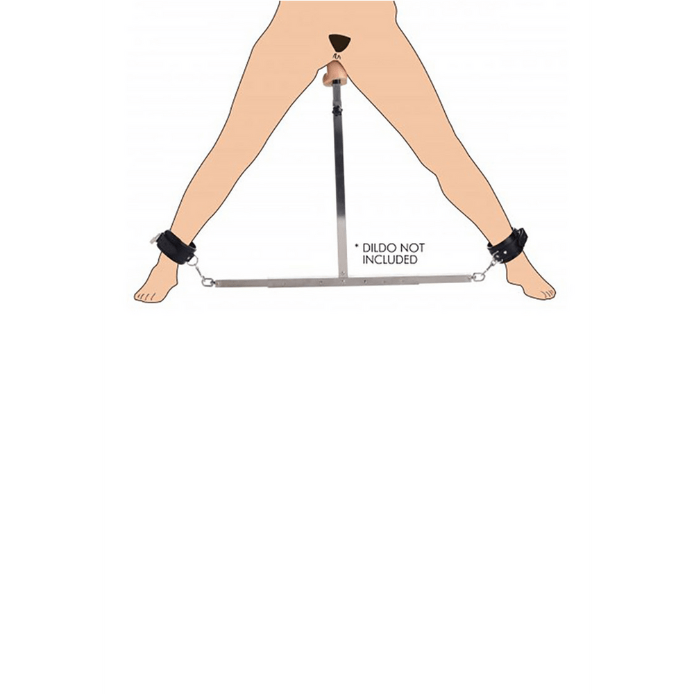 Squat - Spreidstang met Enkelboeien en Anale Dildo - zesde productfoto