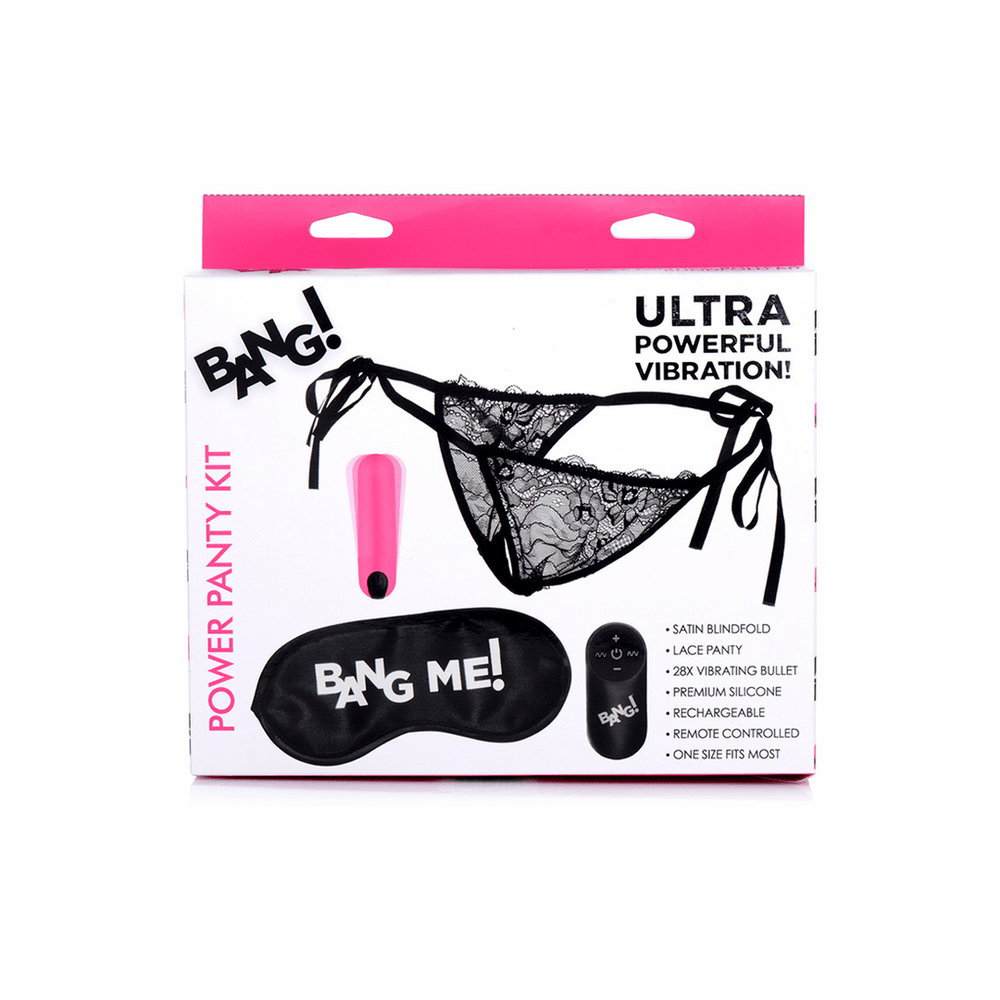 Kanten Slipje, Bullet Vibrator en Blinddoek kit - foto 4