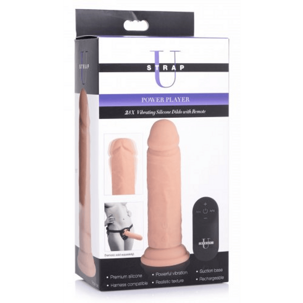 Power Player - Vibrating Dildo with Remote Control - foto 11