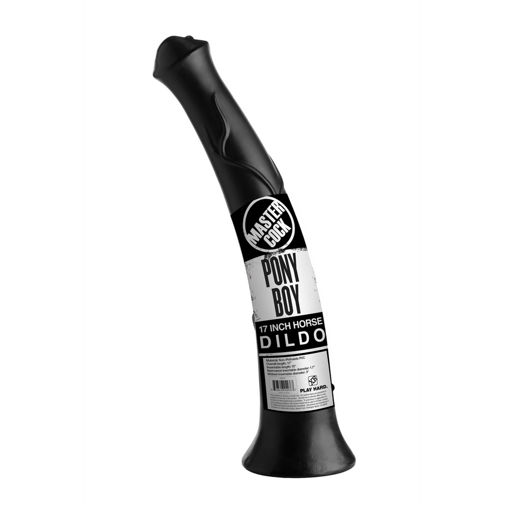 Pony Boy Horse Dildo - 17 inch - Black - foto 4