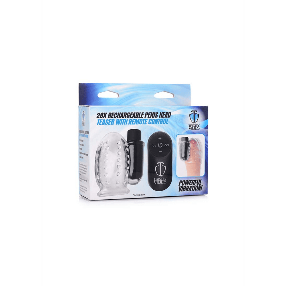 Rechargeable Penis Head Teaser with Remote Control - foto 3