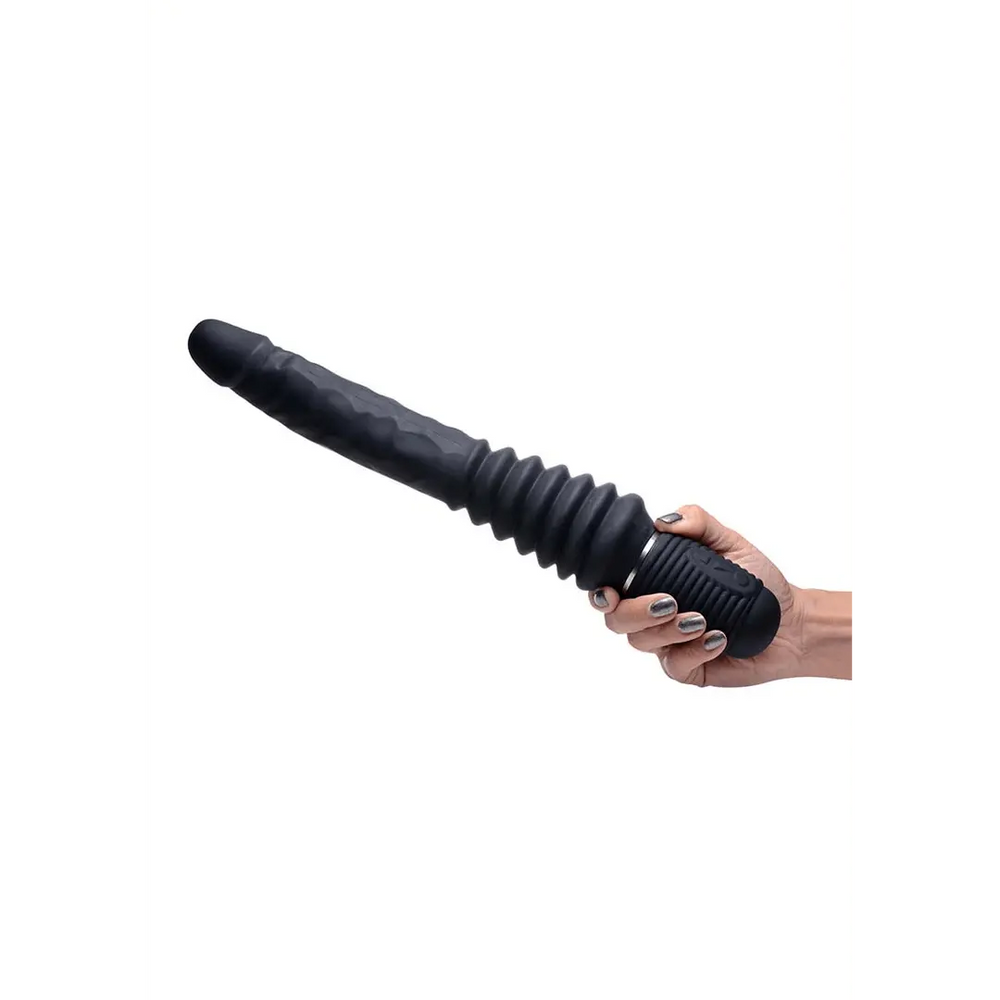 Thrust Master - Vibrating and Thrusting Dildo with Handle - foto 4