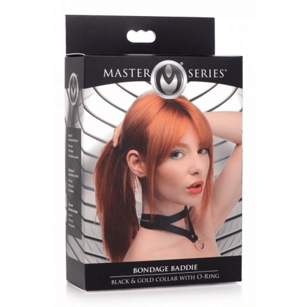 Bondage Baddie - Collar with O-Ring - foto 3