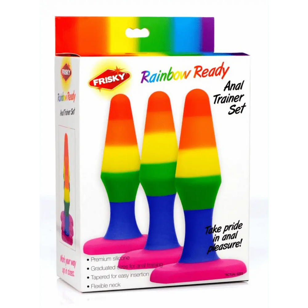 XR Brands - Anaal trainer Set - Rainbow - foto 3