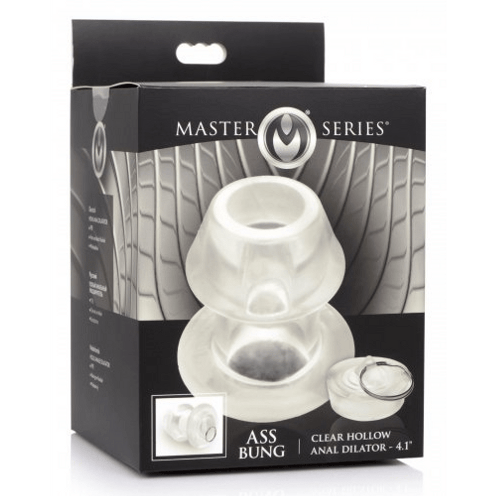 Ass Bung - Clear Hollow Anal Dilator with Plug - Extra Large - foto 3