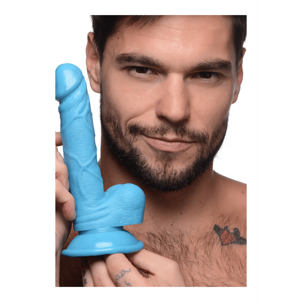 POP - Dildo met ballen - 16.5 cm - foto 9