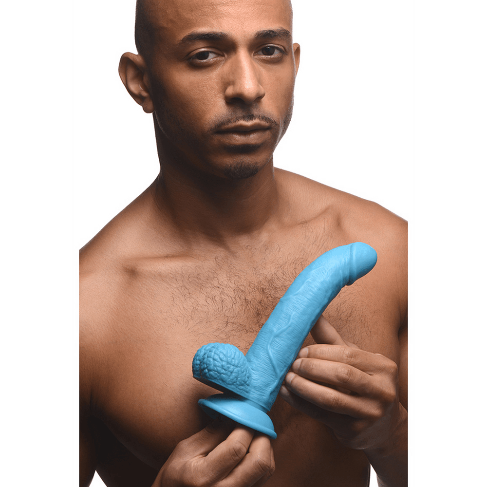 POP - Dildo met ballen - 19 cm - foto 8