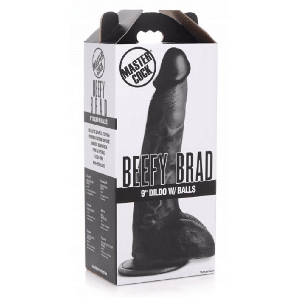 Beefy Brad - Dildo with Balls - 9 / 23 cm - foto 3