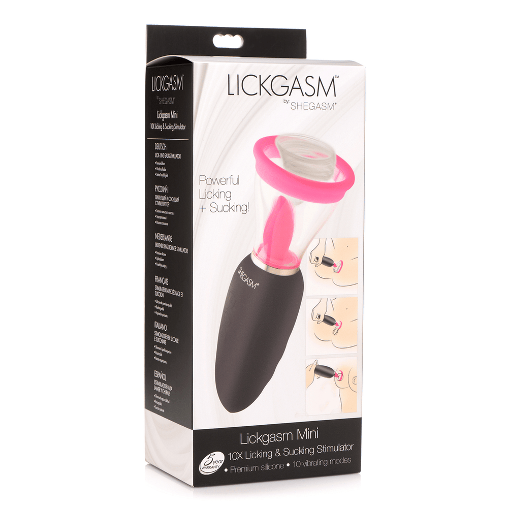 Lickgasm mini - Likkende en Zuigende Vibrator - foto 6