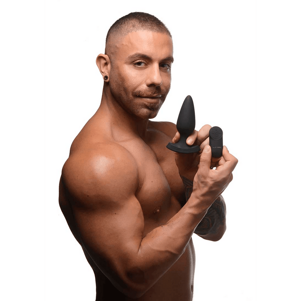 Laser Hart - Butt Plug met Remote Control - Large - foto 2