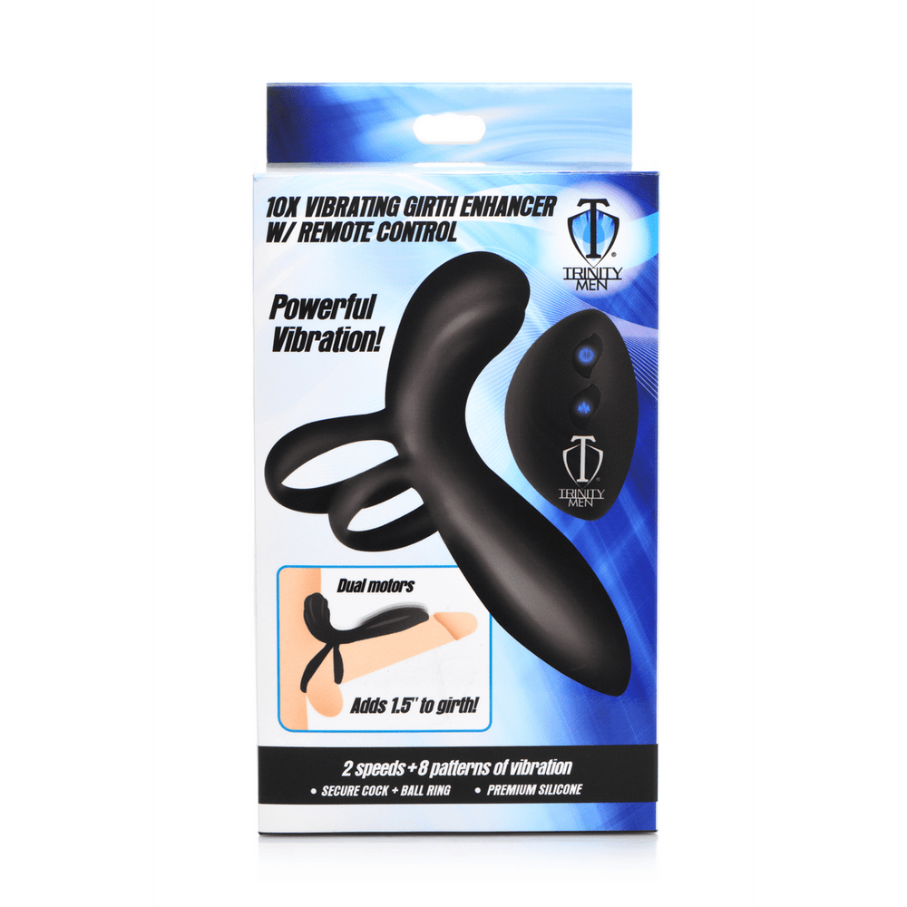 Silicone Vibrating Penis Sleeve with Remote Control - foto 3