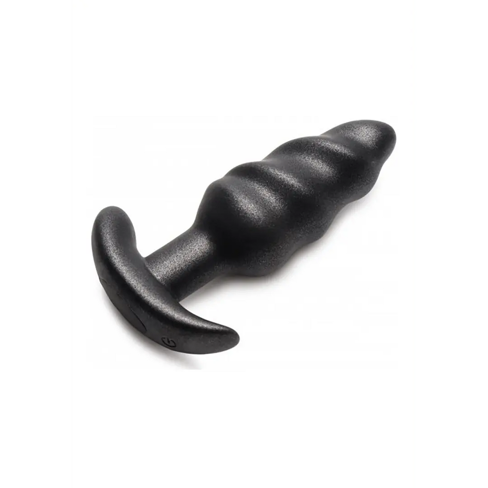 Vibrating Silicone Swirl Plug with Remote Control and 25 Speeds - foto 4