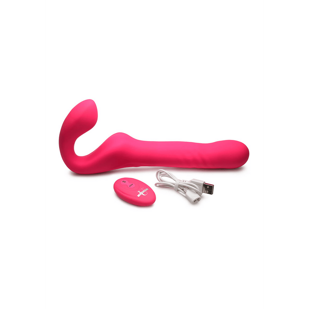 Mighty-Thrust - Thrusting and Vibrating Strapless Strap-On with Remote Control - foto 5