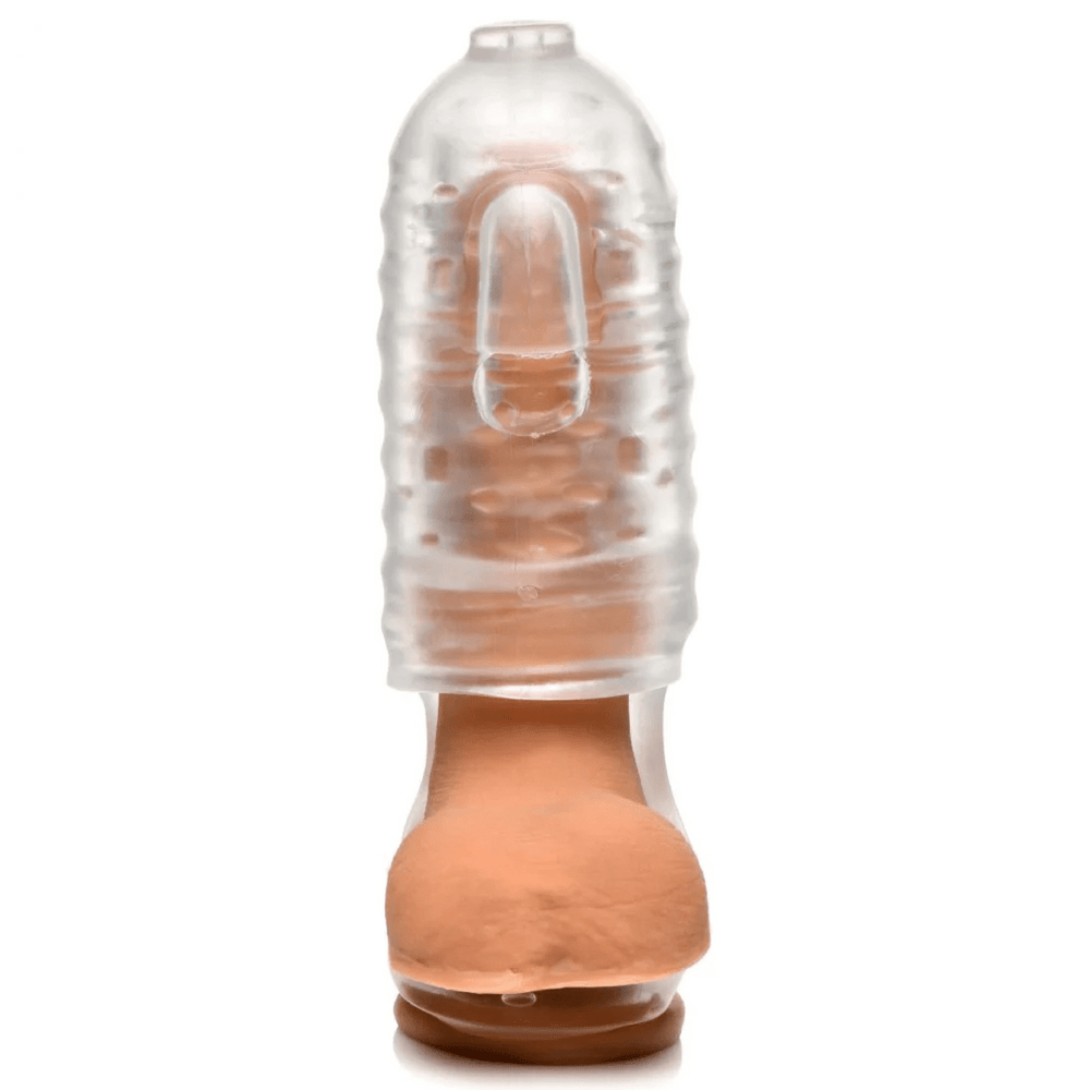 Milker TPE Masturbator met Ball Strap - foto 3